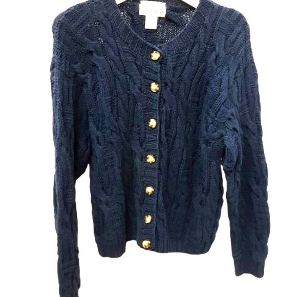 Cozy Vintage Handmade Cotton Ramie Cardigan - Picture 1 of 4